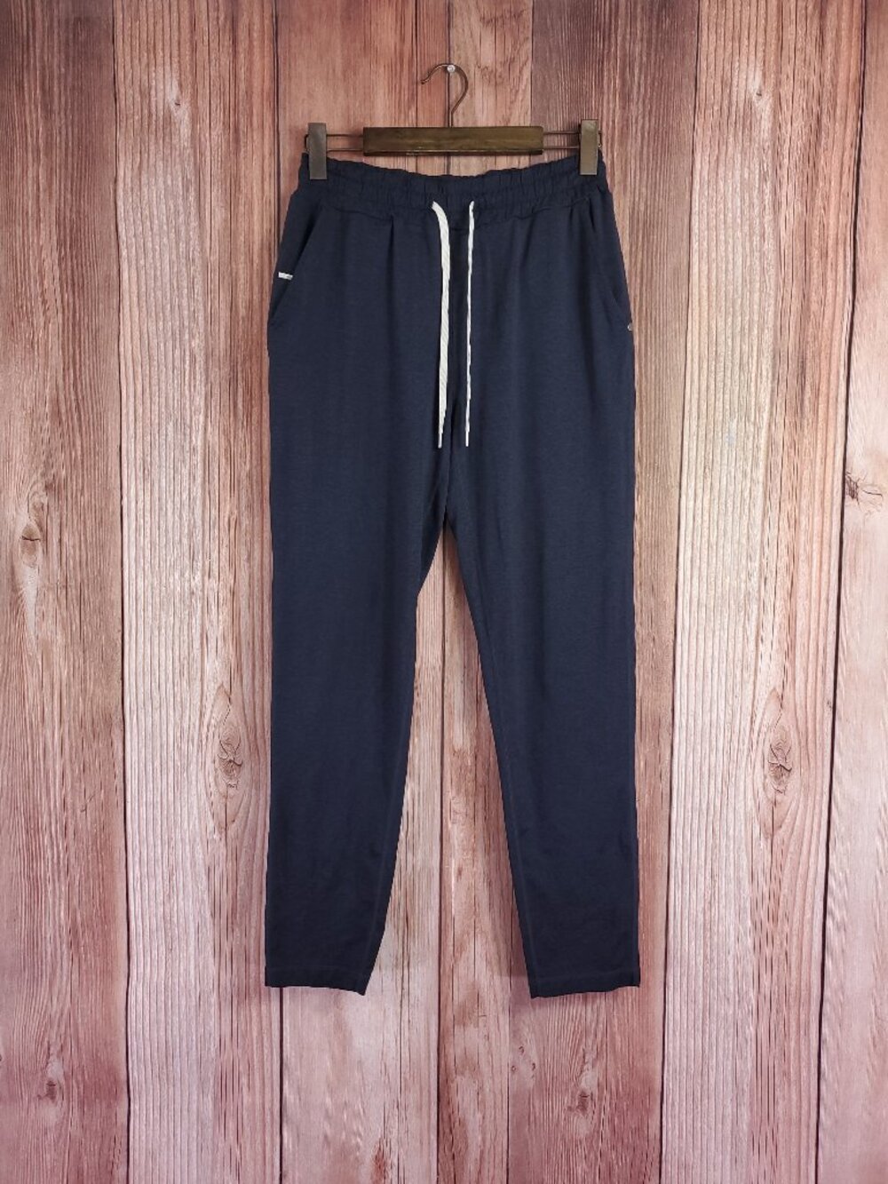 Vuori Ponto Performance Pants Mens Medium Sweatpants Charcoal Heather Blue V418